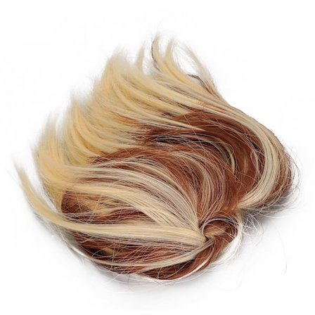 Sotkuinen nuttura hiuslisäke joustava sotkuinen nuttura hiuspidennykset poninhäntä hiuslisäkkeet naisilleQ17-12H613#