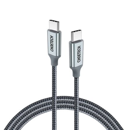 Choetech XCC-1002-GY USB-C - USB-C PD QC-kabel 100W 5A 480Mb/s 1,8 m - grå