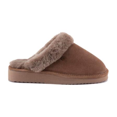 Warmbat Pantoffels Alice Mud Bruin , Bruin , Dames , Maat: 41 EU