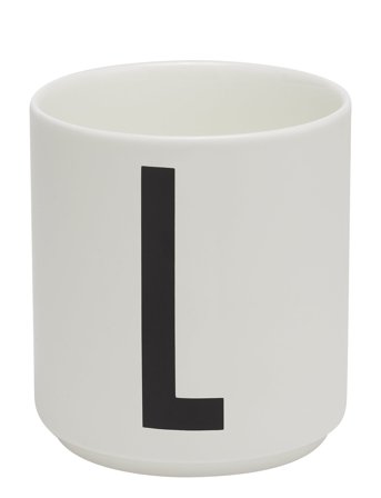 Design Letters | Porcelain Cup A-Z, Æ, Ø | 25 CL