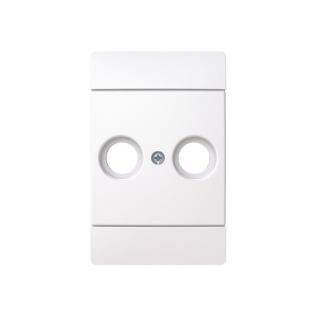 ABB Saga 2531-100-916 Centrumplatta för antennuttagsinsatser, Strömbrytare & vägguttag