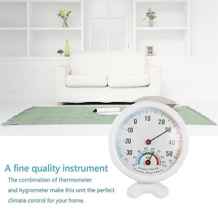 Ts-th108 Indendørs Sundhedstermometer Hygrometer Hvid