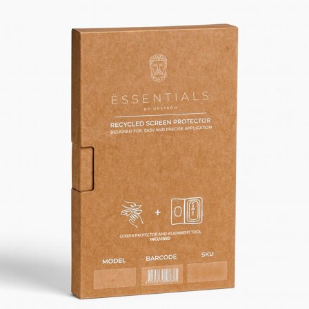 ËSSENTIALS Screen Protector Recycled Glass with Smart Applicator iPhone 16 Pro Max 10pck BULK