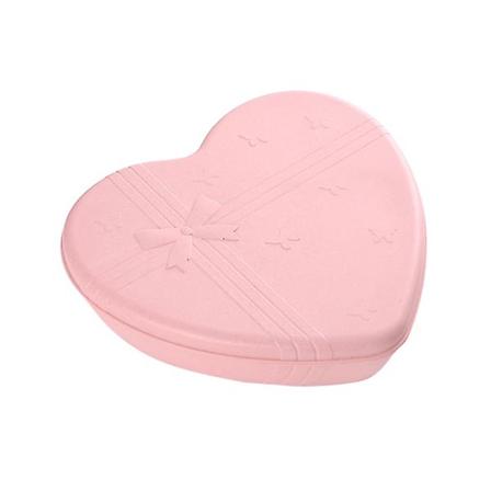 Kotitalouden Vehnänolki Hedelmälautanen Sydämen Muotoinen Kuivattujen Hedelmien Ruokavälipalatarjotin Pähkinät Makeiset Säilytyslaatikko Kansi Pink 29