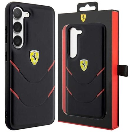 Ferrari FEHCS23MPBAK S23+ S916 veske - svarte varmestempellinjer