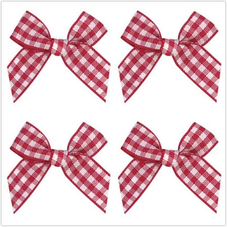 50 stk båndsløjfer Plaid båndsløjfe Applikationer Ternet bånd