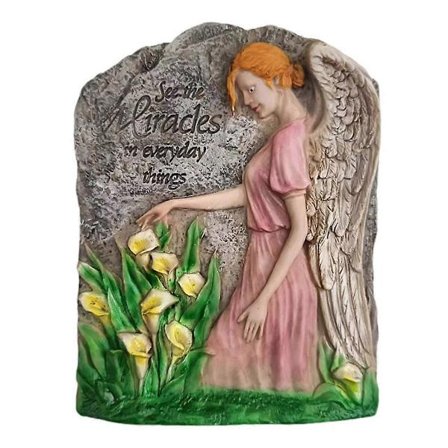 Pastoral Blomsterälva Engel Relief Vegg Hage Gård Dekor