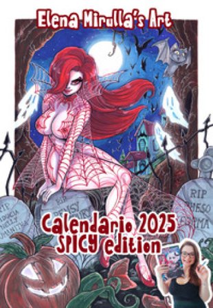 Calendario 2025 Elena Mirulla's art spicy version