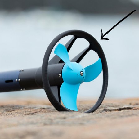 Protection d'hélice pour moteur électrique Temo, pour 450