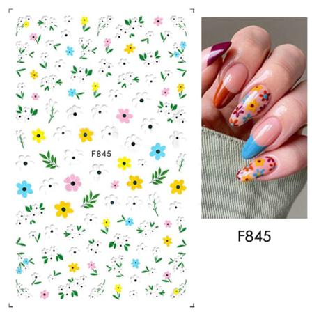 Nagelklistermärken 3d F-845