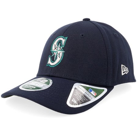 New Era - MLB Ble flexfit Czapka Z Daszkiem - Seattle Mariners MLB Player Replica M-Crown 39THIRTY Navy Flexfit @ Hatstore