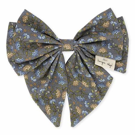 Hårspenne Rosett, Nuit de Fleurs - Konges Sløjd