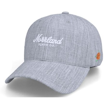 SQRTN - Grå adjustable Keps - TGN Script 120 Heather Grey Adjustable @ Hatstore