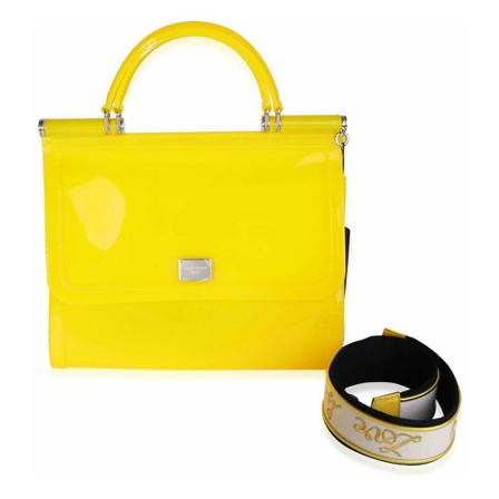 Dolce & Gabbana, Handbags Geel, Dames, Maat:ONE Size
