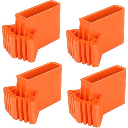 4 stk. Stigesko, PVC Anti-Slip Trappetrin til St,ZQKLA