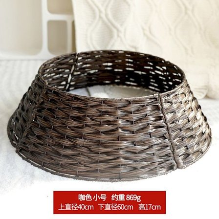 Julgransring, Julgransfot, Staket, Handgjord Vävd Korg, Julgransprydnad, Dekoration