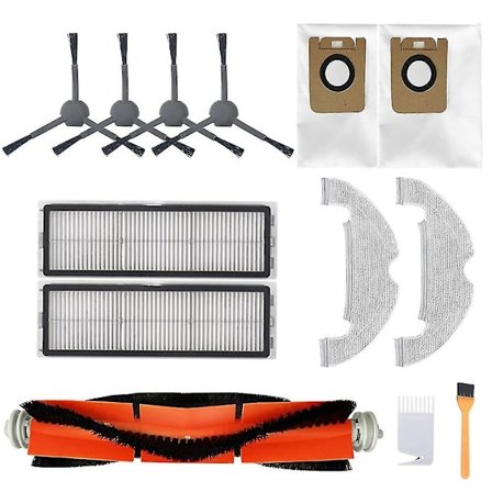 För Dreame Bot Z10 Pro L10 Plus Robot Huvudborste Sidoborste Filter