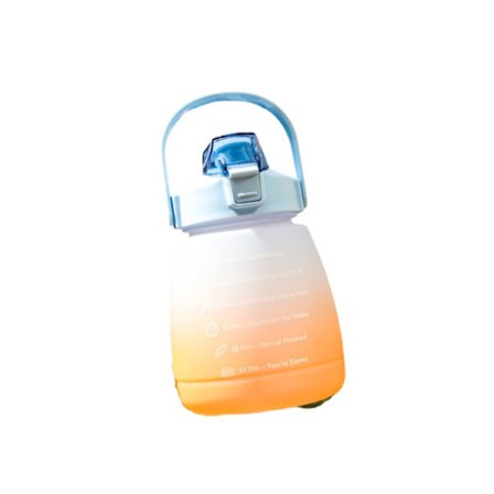 Gradient färg vattenflaska stor magkopp vattenkopp stor