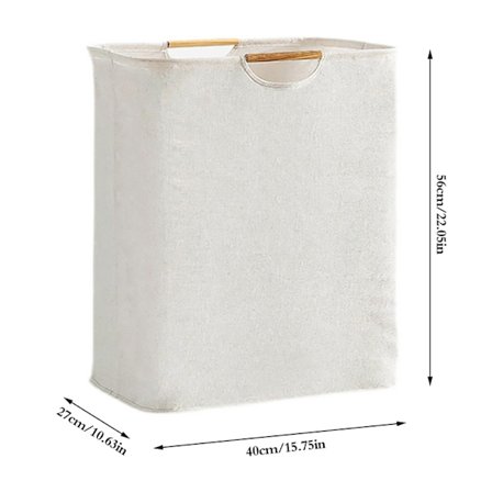 Tvättförvaring Korg för smutsiga kläder med handtag