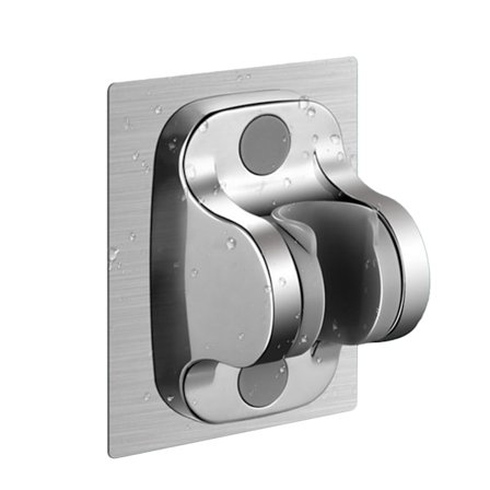 Hånddusjholder uten boring Vanntett Vinkeljusterbar Dusjhodeholder For Bad A