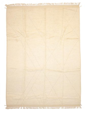 Tappeto Berber Style 307X412 Beige/Arancione Grandi (Lana, Afghanistan)