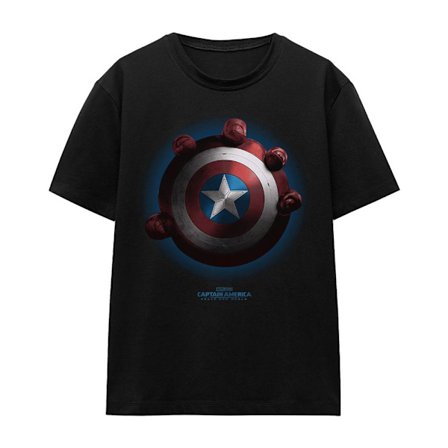 Captain America: Brave New World Unisex Vuxen Röd Hulk Sköld T-shirt