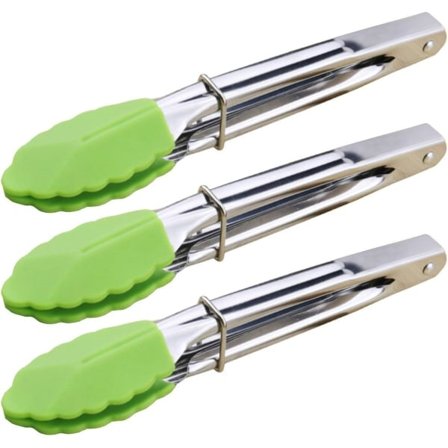 Mini-tång med silikontips, 7-tums set i silikon