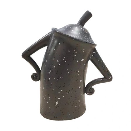 Kahvipapujen säilytysastia Söpö ruoan säilytyspurkki ilmatiiviillä kannella keittiöön Harmaa L[CO]