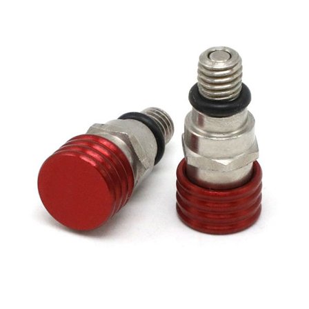 Ilmanpoistoruuvit ilmanpoistoventtiilit PUNAINEN