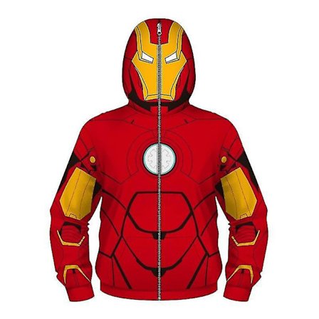 Captain America Iron-man Zip Up Hoodie Zip Up Topper