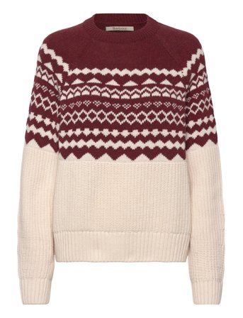 Barbour Barbour Mabel Knitted Jumper - Burgundy - 46