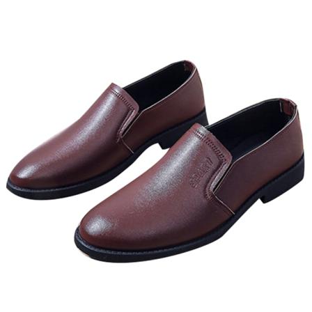 Herr Rund Toe Klänning Skor Låga Flats