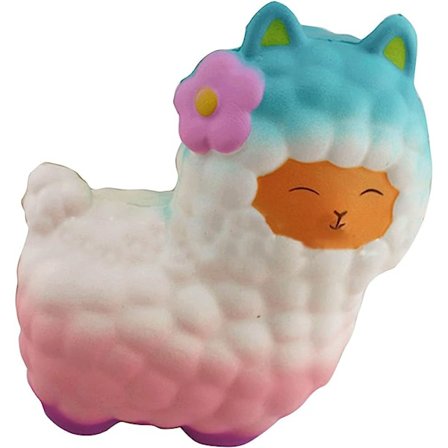 Bedårande lamaor Alpaca Stress Relief Leksaker Frukt Doftsamlingar Mobilremmar Present