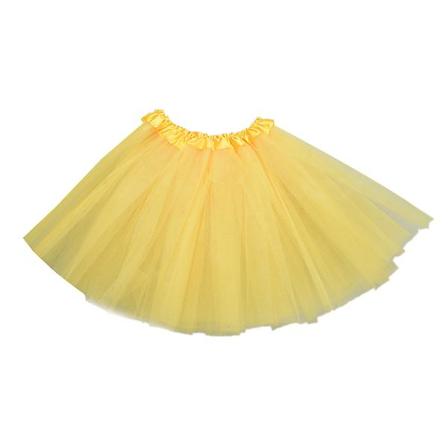 Kvinders Tulle Lagdelt Tutu Skørt Kjole Til Show Kostume (gul)Gul Yellow
