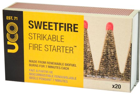 UCO SweetFire Strikeable Fire Starter 20-pack
