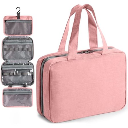 Sammenleggbar toalettveske bærbar kosmetikkveske hengende kosmetikkveske