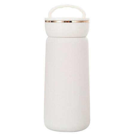 Stålvakuumkolv, Resmugg, Kaffeemugg, Isolerad Vattenflaska, Vit KLB