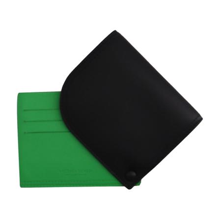 Bottega Veneta Vintage, Wallets Cardholders Zwart, Heren, Maat:ONE Size