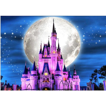 5D Diamantmålning, Juldekoration Målning, Vinter P