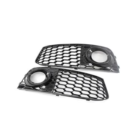 Honeycomb Mesh Tågelygte Trim Ramme Tågelygtegitter Til A4 B8 Rs4 2009-2012 Blank Sort 8kd807682