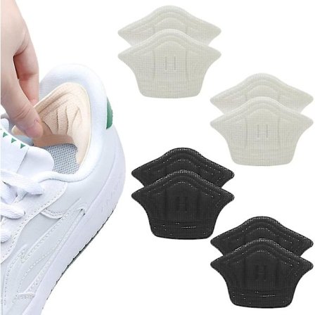 4 Par for Sko som er For Store, Selvklebende Hæler, Hælbeskyttelse Mot Gnagsår (9mm)