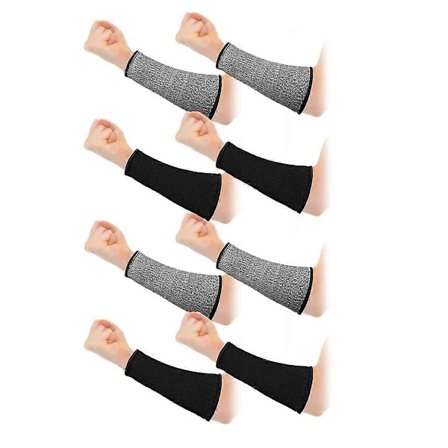 4 Par Skæreærme Armbeskyttelsesærmer Niveau 5 Beskyttelsesærmer til Mænd Kvinder