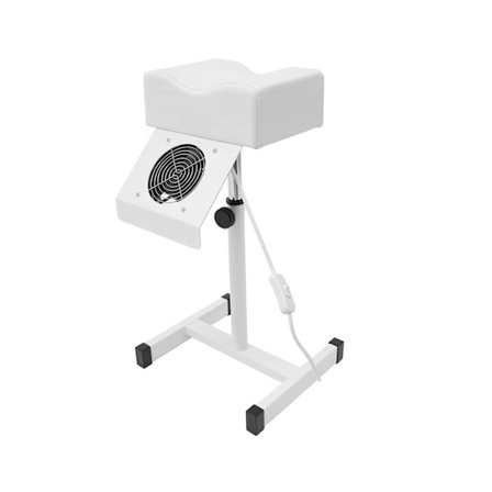Pedicure-stol med dammrengöringsfläkt, justerbar höjd, ergonomisk komfort,VIT