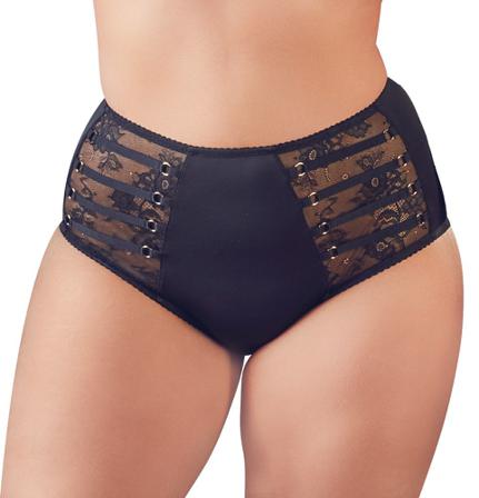 Briefs with Lace & Gold Details - Seksilelut - Vuxen.fi