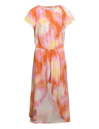 Dress Sibel Dresses & Skirts Dresses Partydresses Oransje Lindex*Betinget Tilbud