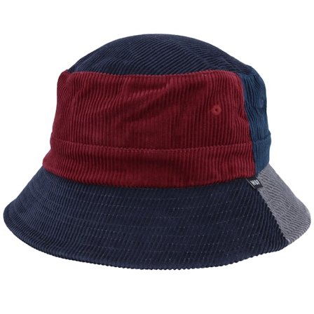 HUF - Multi Panel Cord Wine Bucket Bucket Blue Hat - @ Hatstore