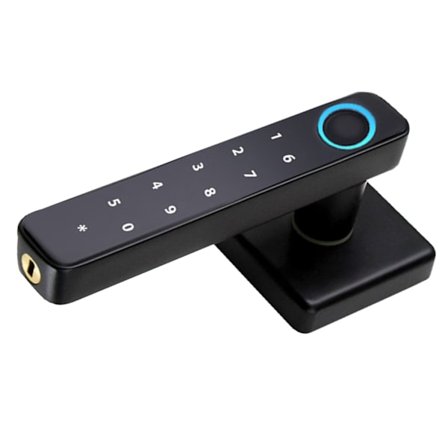 Fingeraftrykslås Soveværelse Sikkerhedsknap Nem Installation til Indvendig Dør