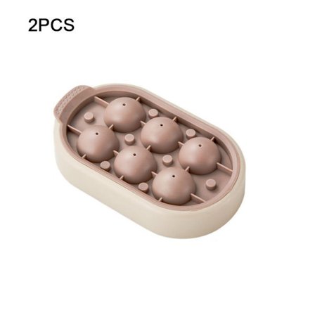 2 STK Ice Ball Form Isball Maker FARGE 3 FARGE 3