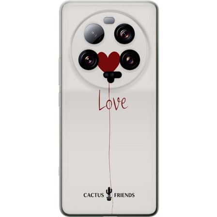 Yhteensopiva Puhelinkuori Xiaomi Xiaomi 13 Ultra Cactus and Friends - Love Balloon Minimal