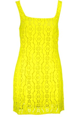 Desigual Abito Corto Donna Giallo